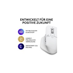 Logitech MX Master 3S for Mac - Optisk Trådløs Mus i Grå | Ultimativ Præcision & Komfort